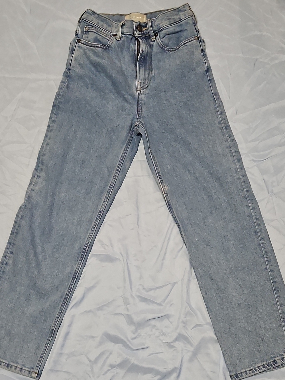 Everlane Light Blue Straight-Leg Jeans